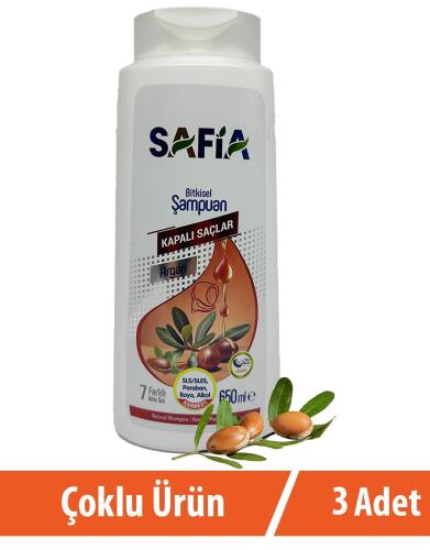 Safia Kapalı Saçlar Şampuan 3x650 Ml - 2