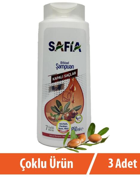 Safia Kapalı Saçlar Şampuan 3x650 Ml - 2