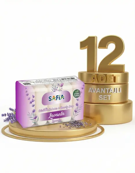 Safia Lavanta Güzellik Sabunu 12x275 Gr - 1