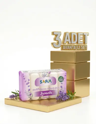 Safia Lavanta Güzellik Sabunu 3x275 Gr - SAFİA