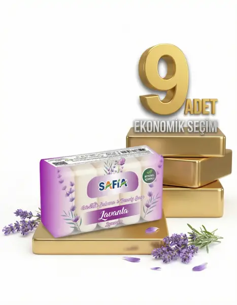 Safia Lavanta Güzellik Sabunu 9x275 Gr - 1