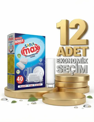 Safia Max Bulaşık Makina Tableti 12x40lı - 2