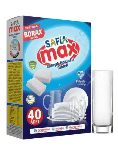 Safia Max Bulaşık Makine Tableti 40lı - 1