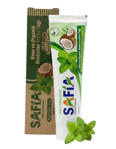 Safia Nane ve Hindistan Cevizli Organik Diş Macunu 100 Ml - 1