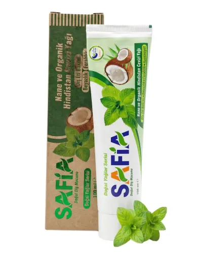 Safia Nane ve Hindistan Cevizli Organik Diş Macunu 100 Ml - Safia