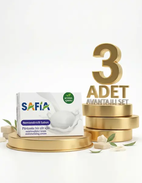 Safia Nemlendirici Güzellik Sabunu 3x90 Gr - 1