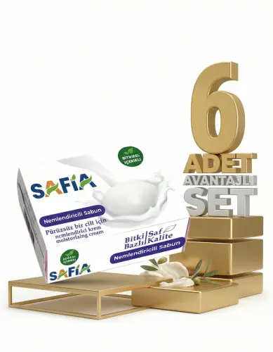 Safia Nemlendirici Güzellik Sabunu 6x90 Gr - SAFİA