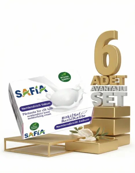 Safia Nemlendirici Güzellik Sabunu 6x90 Gr - 1