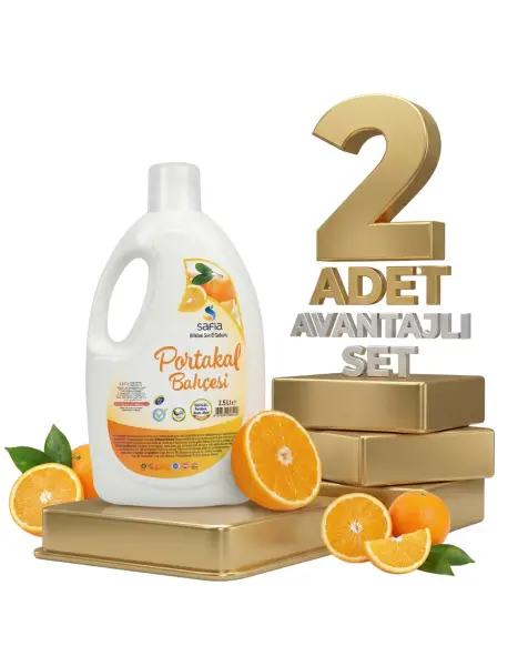 Safia Portakal Bahçesi Sıvı El Sabunu 2x2,5 Lt - 1