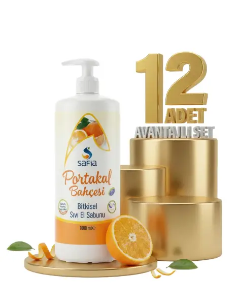 Safia Portakal Bahçesi Sıvı Sabun 12x1 Lt - 1