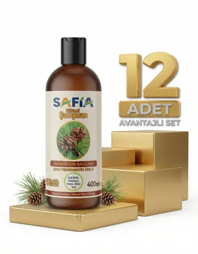 Safia Saç Dökülmesine Karşı Şampuan 12x400 Ml - 1