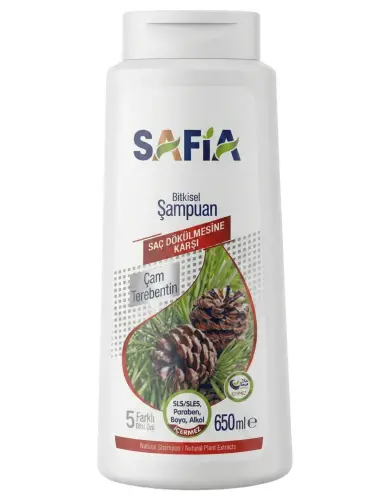 Safia Saç Dökülmesine Karşı Şampuan 650 Ml - 1