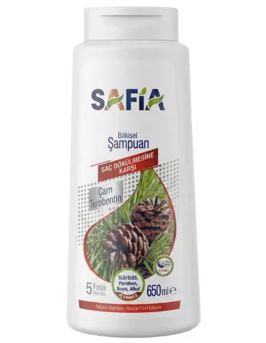 Safia Saç Dökülmesine Karşı Şampuan 650 Ml - Safia