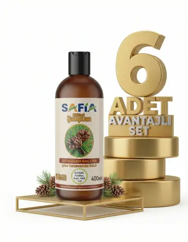 Safia Saç Dökülmesine Karşı Şampuan 6x400 Ml - 2