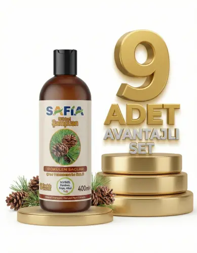 Safia Saç Dökülmesine Karşı Şampuan 9x400 Ml - 2