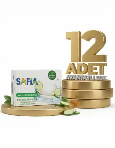 Safia Salatalık Nemlendirici Sabun 12x90 Gr - SAFİA