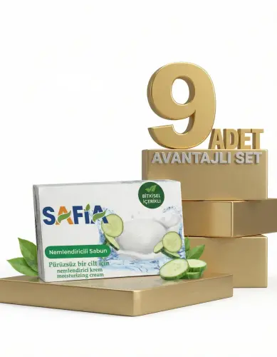 Safia Salatalık Nemlendirici Sabun 9x90 Gr - SAFİA