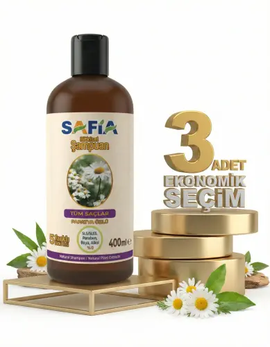 Safia Tüm Saçlar İçin Şampuan 3x400 Ml - 1