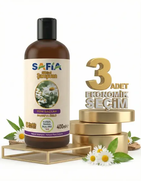 Safia Tüm Saçlar İçin Şampuan 3x400 Ml - 1