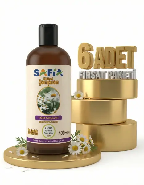 Safia Tüm Saçlar İçin Şampuan 6x400 Ml - 2
