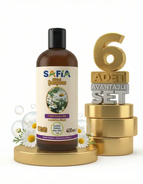 Safia Tüm Saçlar İçin Şampuan 6x400 Ml - 1