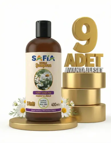 Safia Tüm Saçlar İçin Şampuan 9x400 Ml - 2