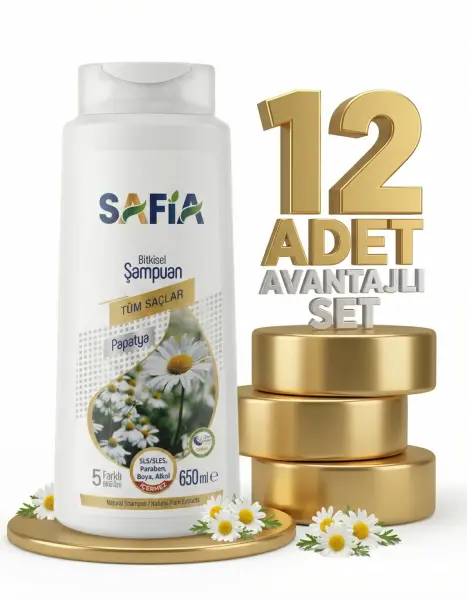 Safia Tüm Saçlar Şampuan 12x650 Ml - 1