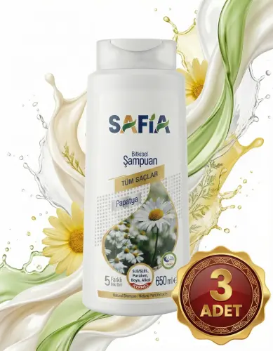 Safia Tüm Saçlar Şampuan 3x650 Ml - 2