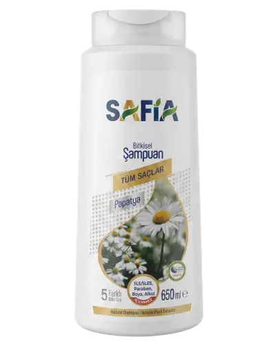 Safia Tüm Saçlar Şampuan 650 Ml - Safia