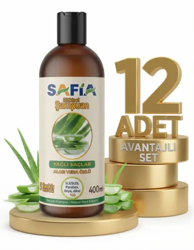 Safia Yağlı Saçlar İçin Şampuan 12x400 Ml - 2