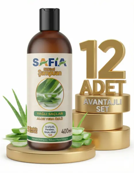 Safia Yağlı Saçlar İçin Şampuan 12x400 Ml - 2