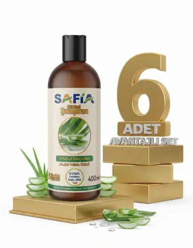 Safia Yağlı Saçlar İçin Şampuan 6x400 Ml - 2