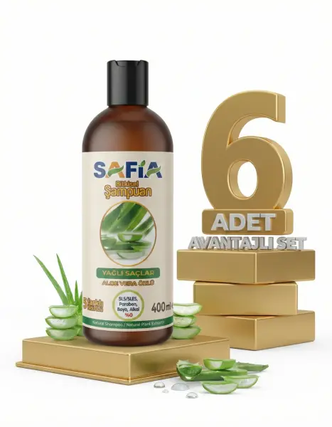 Safia Yağlı Saçlar İçin Şampuan 6x400 Ml - 2