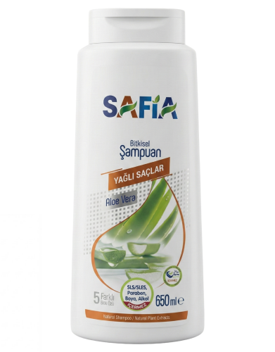 Safia Yağlı Saçlar Şampuan 650 Ml - Safia