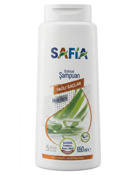 Safia Yağlı Saçlar Şampuan 650 Ml - 1