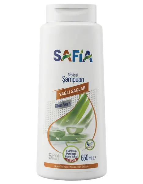 Safia Yağlı Saçlar Şampuan 650 Ml - 1