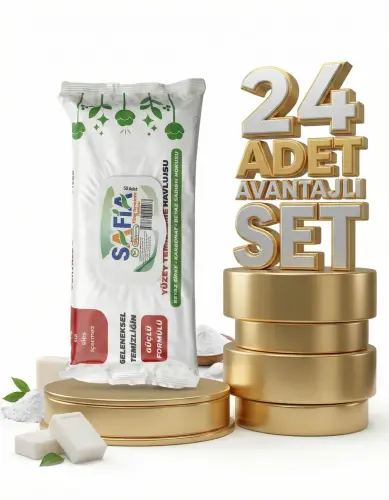 Safia Yüzey Temizleme Havlusu 24x50 Adet - SAFİA