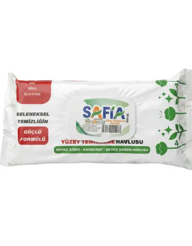 Safia Yüzey Temizleme Havlusu 50 Adet - SAFİA