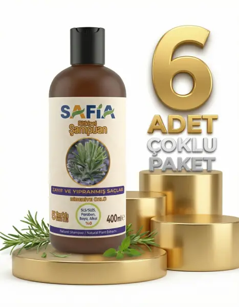 Safia Zayıf Ve Kırılgan Saçlar İçin Şampuan 6x400 Ml - 3