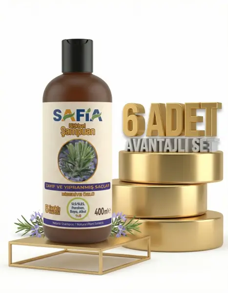 Safia Zayıf Ve Kırılgan Saçlar İçin Şampuan 6x400 Ml - 2