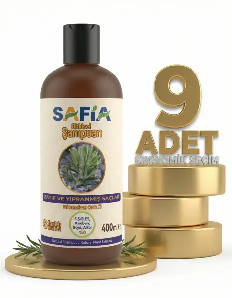 Safia Zayıf Ve Kırılgan Saçlar İçin Şampuan 9x400 Ml - 3