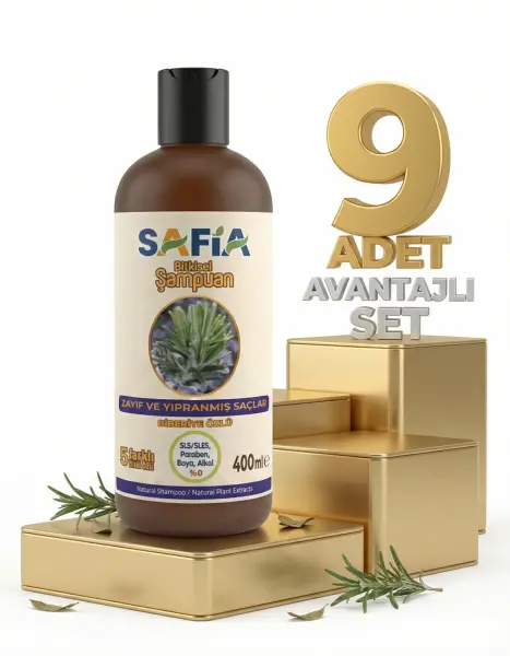 Safia Zayıf Ve Kırılgan Saçlar İçin Şampuan 9x400 Ml - 2