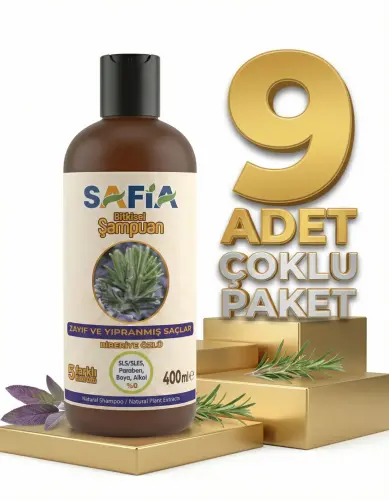 Safia Zayıf Ve Kırılgan Saçlar İçin Şampuan 9x400 Ml - 1