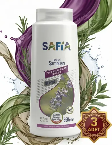 Safia Zayıf Ve Kırılgan Saçlar Şampuan 3x650 Ml - 4