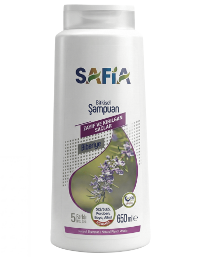 Safia Zayıf Ve Kırılgan Saçlar Şampuan 650 Ml - Safia
