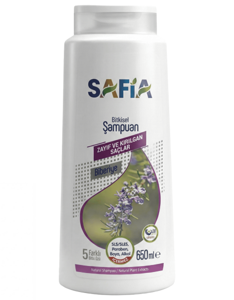 Safia Zayıf Ve Kırılgan Saçlar Şampuan 650 Ml - 1