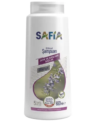 Safia Zayıf Ve Kırılgan Saçlar Şampuan 650 Ml - Safia