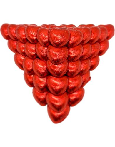 Sargılı Kalp Çikolata 1 Kg - 1