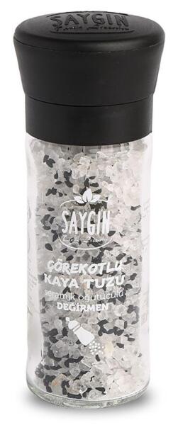 Saygın Çörekotlu Kaya Tuzu Değirmen 110 Gr - 1