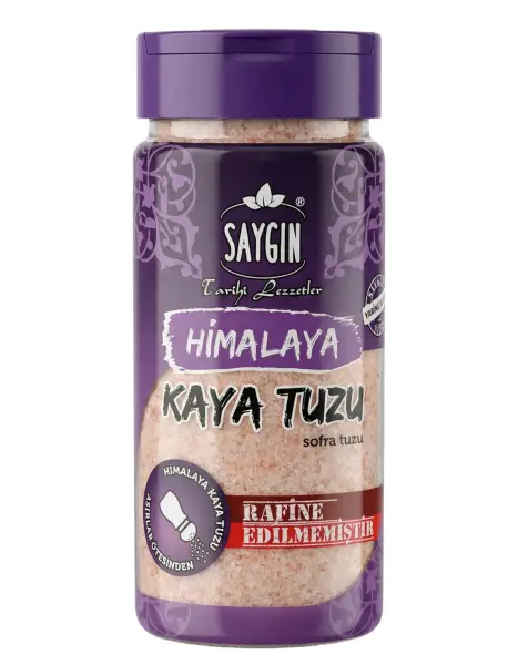 Saygın Himalaya Sofralık Tuzluklu Kaya Tuzu 250 Gr - 1